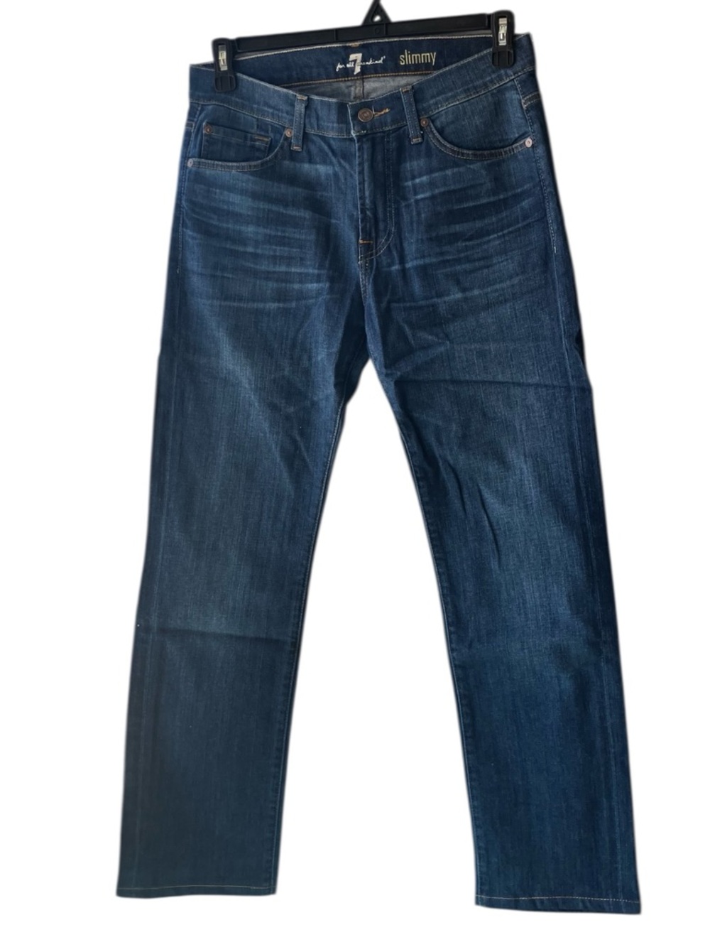✨ 7 For All Mankind Slimmy Dark Indigo Men’s Jeans - Size 31